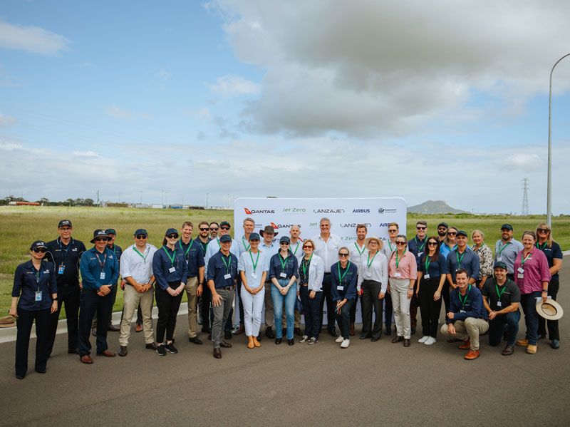 Photos of people on runway at Jet Zero’s Licence and Engineering Agreement Ceremony, 13 February 2024